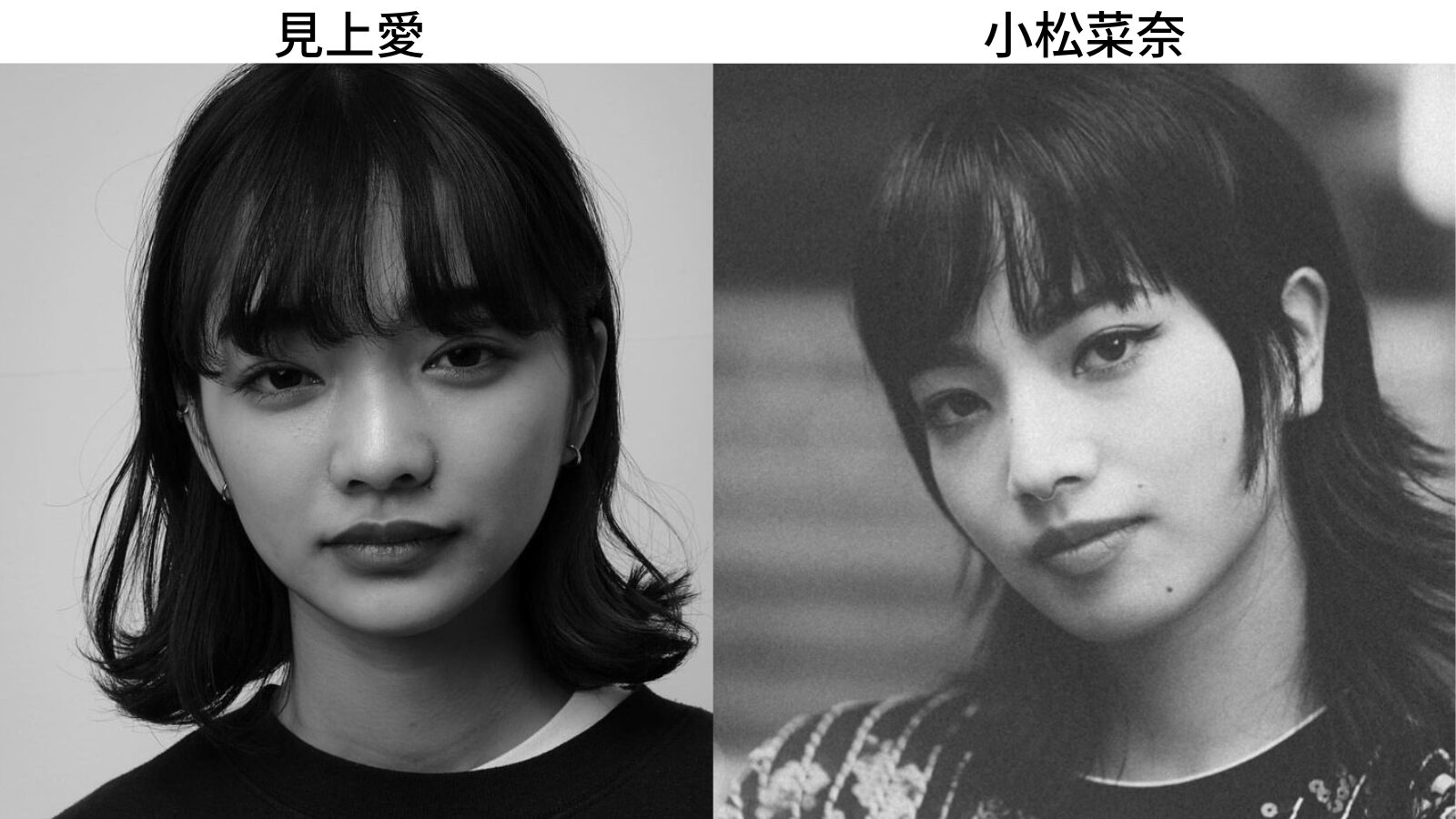 見上愛,小松菜奈,そっくり