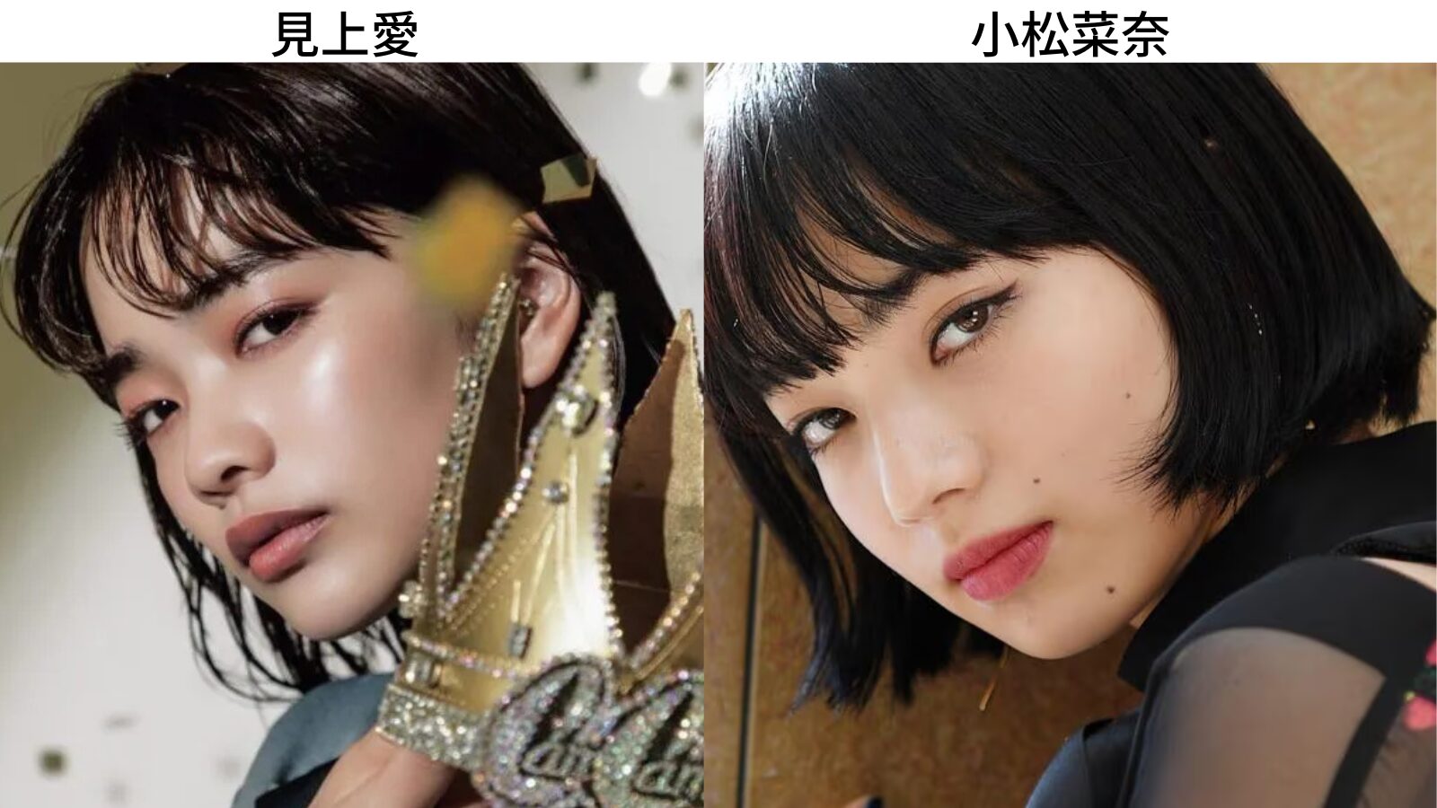 見上愛,小松菜奈,そっくり